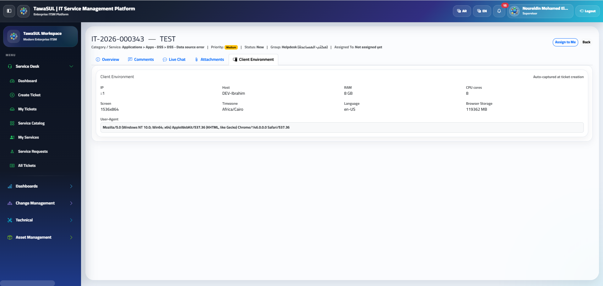Client Environment
